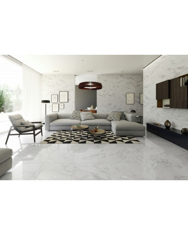 Carrara White Shine Floor
