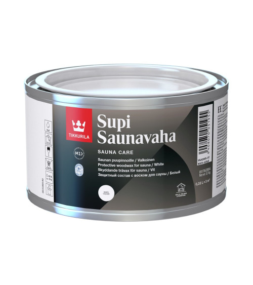 Supi Saunavaha 0,333 l valkoinen