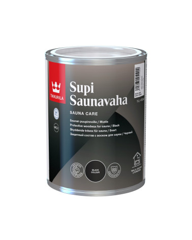  Supi Saunavaha 1 l musta