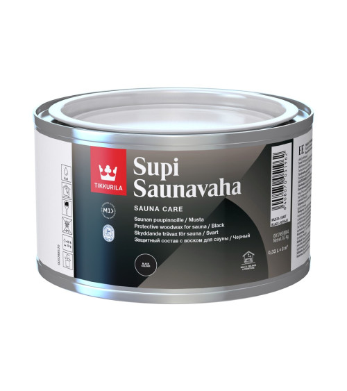 Supi Saunavaha 0,333 l musta 