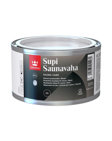 Supi Saunavaha 0,333 l musta 
