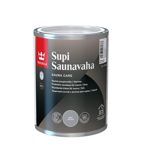 Supi Saunavaha 1 l harmaa