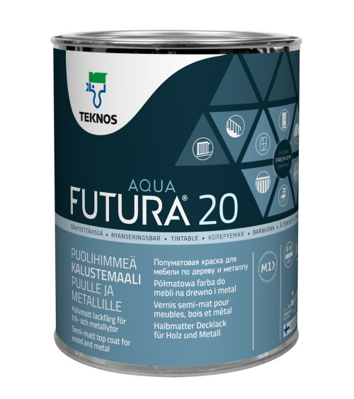 Futura Aqua 20 PM1 0,9 l valkoinen
