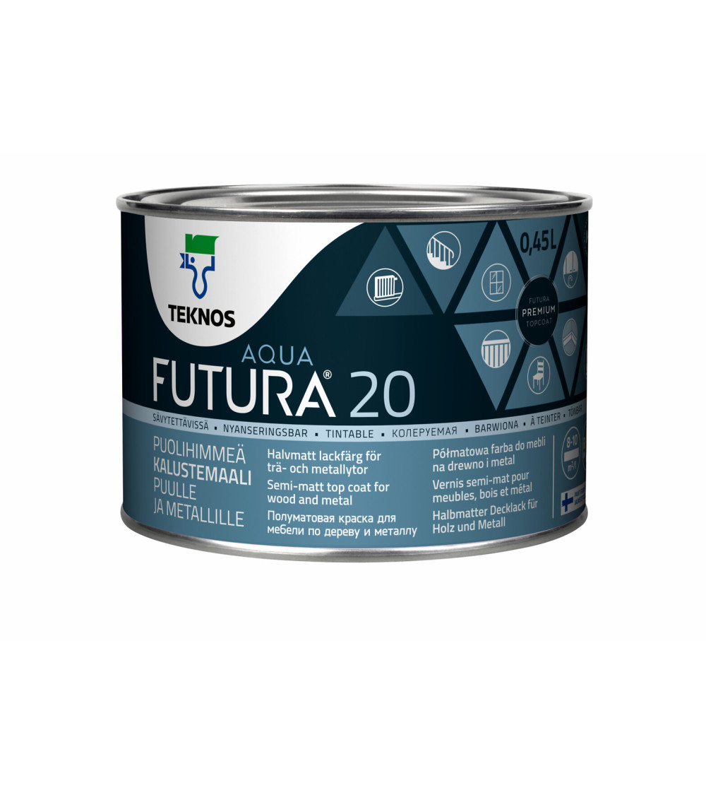 Futura Aqua 20 PM1 0,45 l valkoinen