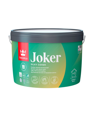 Joker A-perusmaali 7,2 l muovipurkki valkoinen
