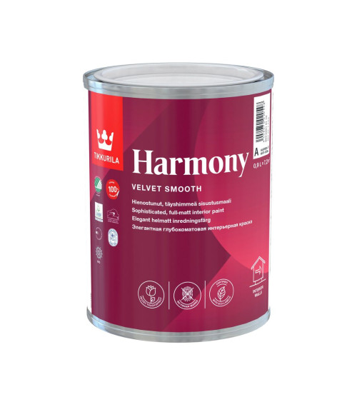 Harmony Sisustusmaali A-PM 0,9 l valkoinen