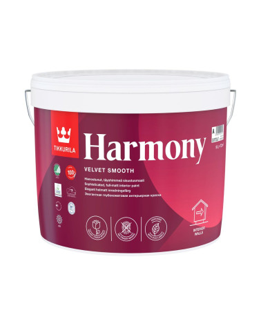 Harmony Sisustusmaali A-PM 9 l valkoinen