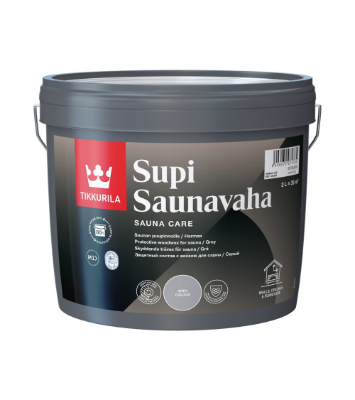  Supi Saunavaha 2,7 l harmaa