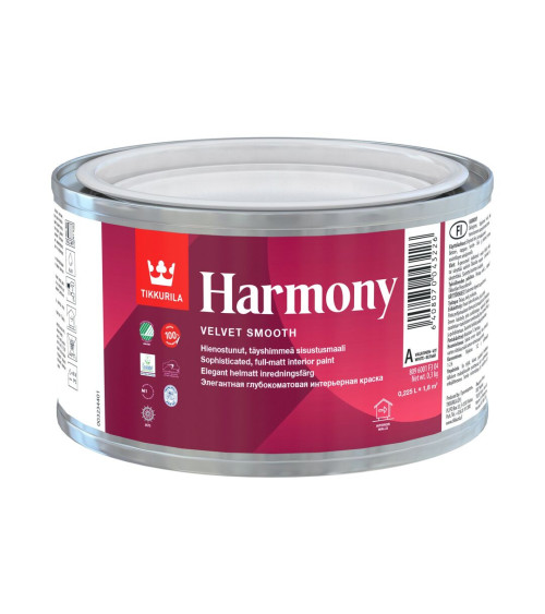  Harmony Sisustusmaali A-PM 0,225 l valkoinen