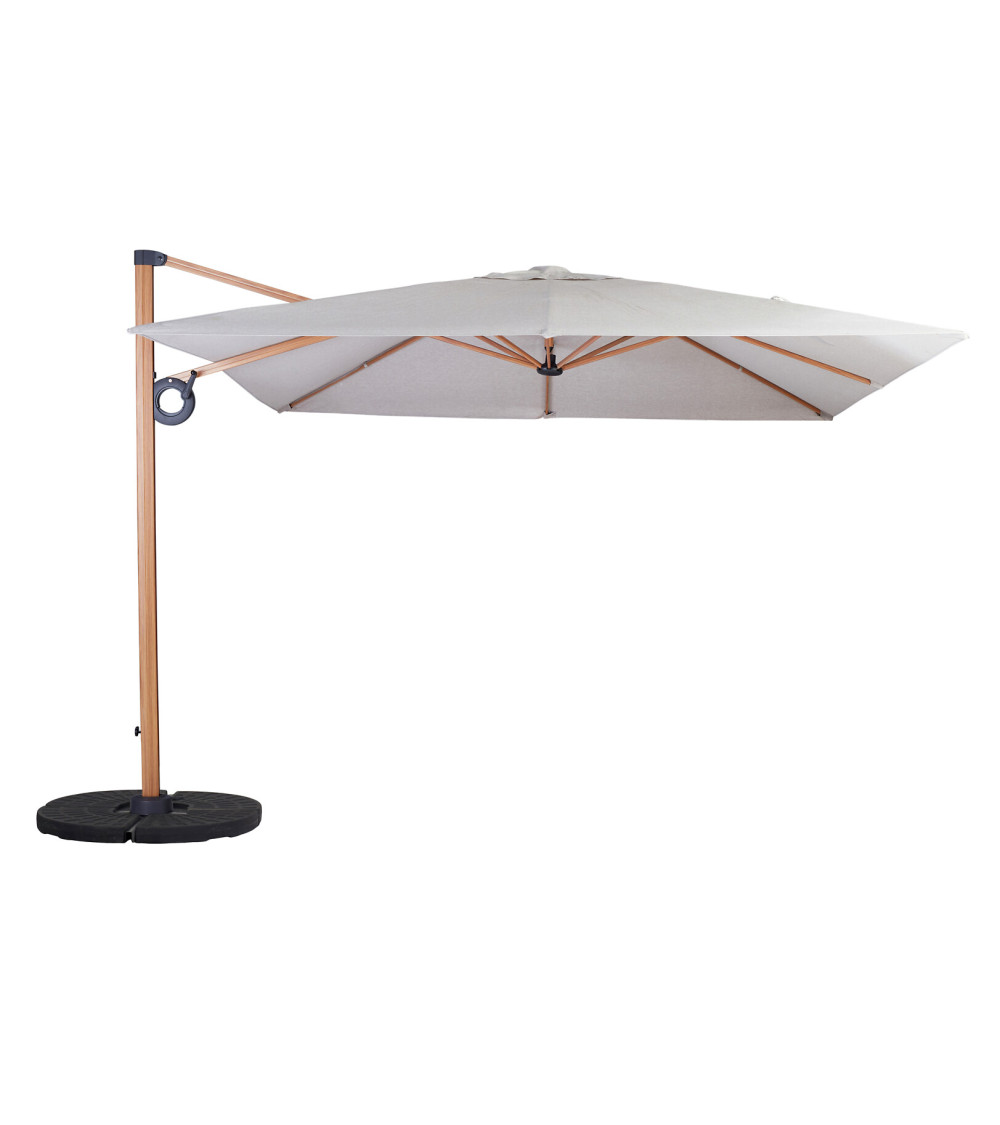 Kaarivarjo Egon, halk. 3 m, teak/beige