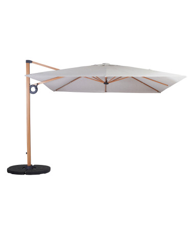 Kaarivarjo Egon, halk. 3 m, teak/beige